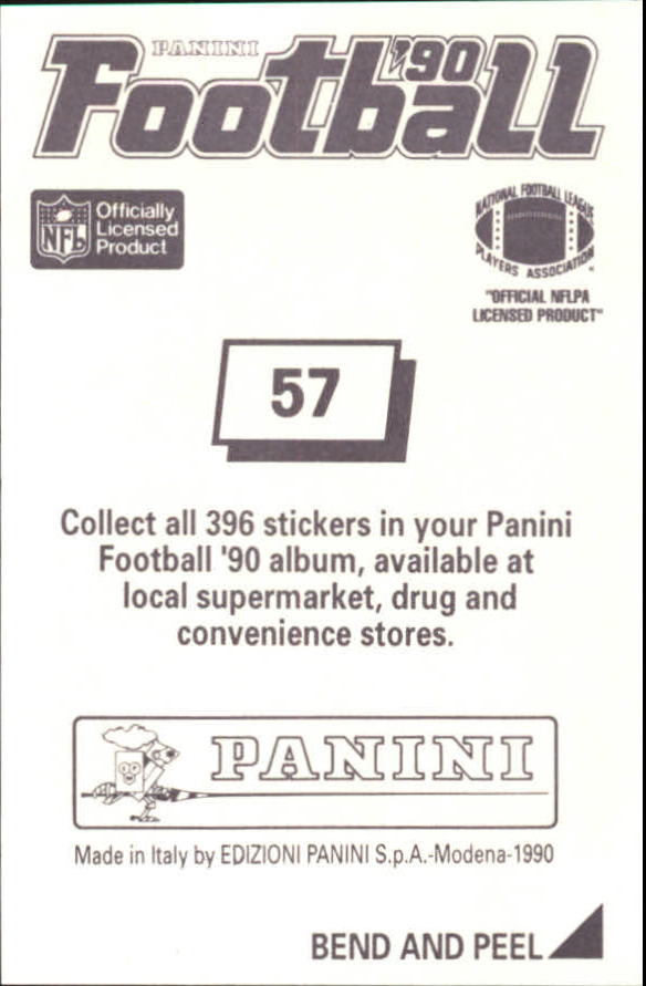 B2951- 1990 Panini Stickers Football Cards 1-200 -You Pick- 15+ FREE US SHIP - Picture 115 of 393