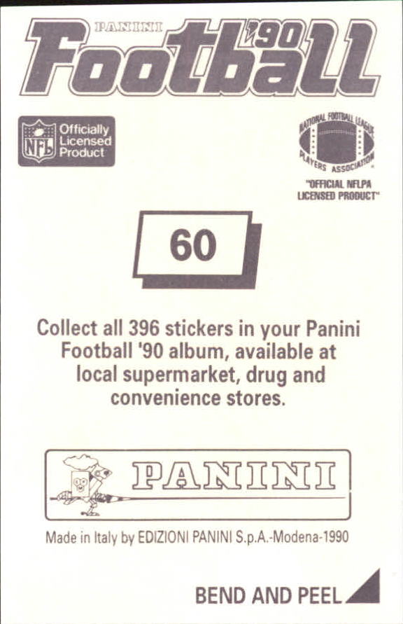 B2951- 1990 Panini Stickers Football Cards 1-200 -You Pick- 15+ FREE US SHIP - Picture 121 of 393