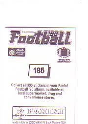 1990 Panini Stickers #185 Christian Okoye LL back image