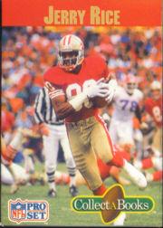 1990 Pro Set Collect-A-Books #8 Jerry Rice