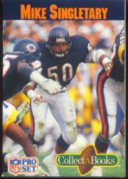 1990 Pro Set Collect-A-Books #12 Mike Singletary