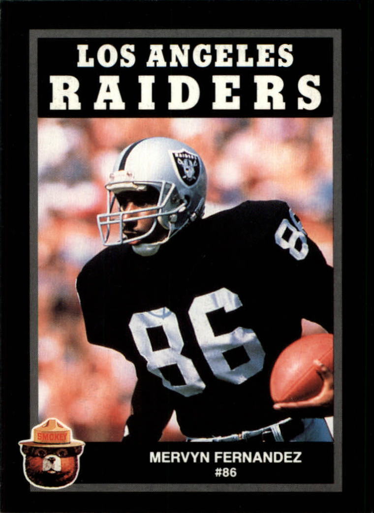 1990 Raiders Smokey #3 Mervyn Fernandez