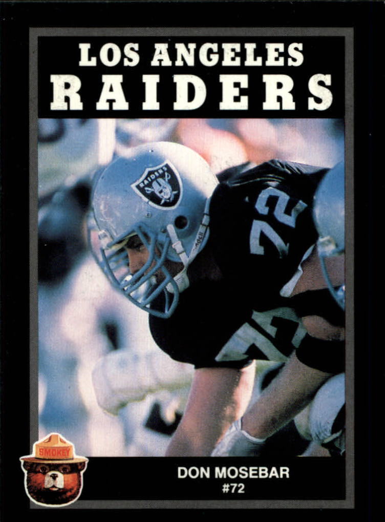 1990 Raiders Smokey #9 Don Mosebar