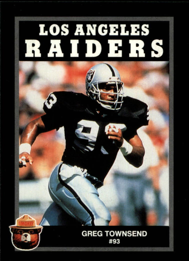 1990 Raiders Smokey #12 Greg Townsend