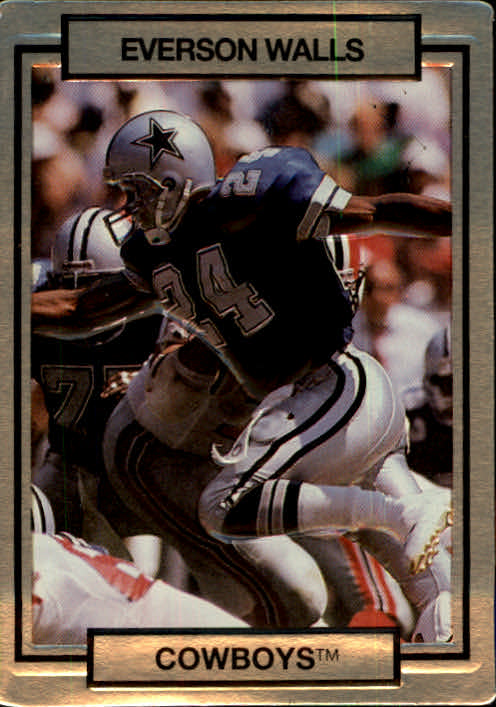 1990 Action Packed #59 Everson Walls back image