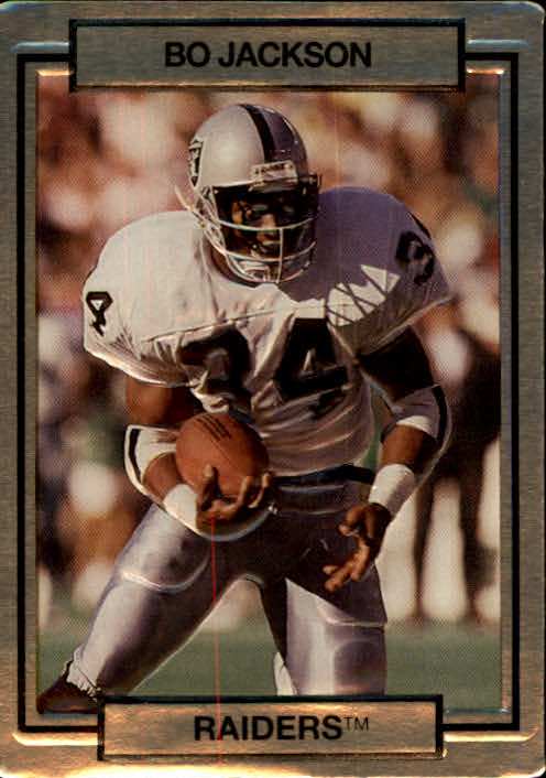 Bo Jackson Football Card 256 Los Angeles Raiders 1990 Fleer 