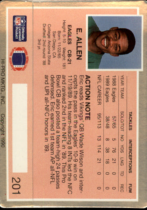 A0625- 1990 Action Packed FB #s 201-280 +Rookies -You Pick- 15+ FREE US SHIP - Picture 3 of 153