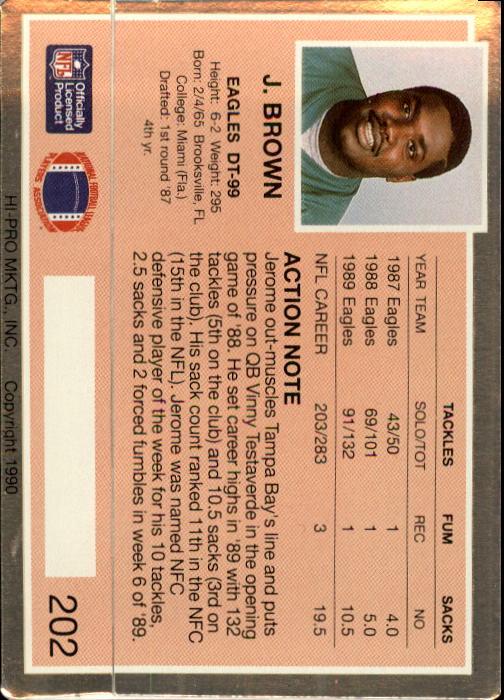A0625- 1990 Action Packed FB #s 201-280 +Rookies -You Pick- 15+ FREE US SHIP - Picture 5 of 153