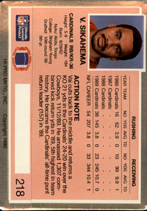 A0625- 1990 Action Packed FB #s 201-280 +Rookies -You Pick- 15+ FREE US SHIP - Picture 33 of 153