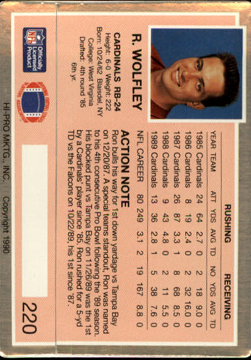 A0625- 1990 Action Packed FB #s 201-280 +Rookies -You Pick- 15+ FREE US SHIP - Picture 37 of 153