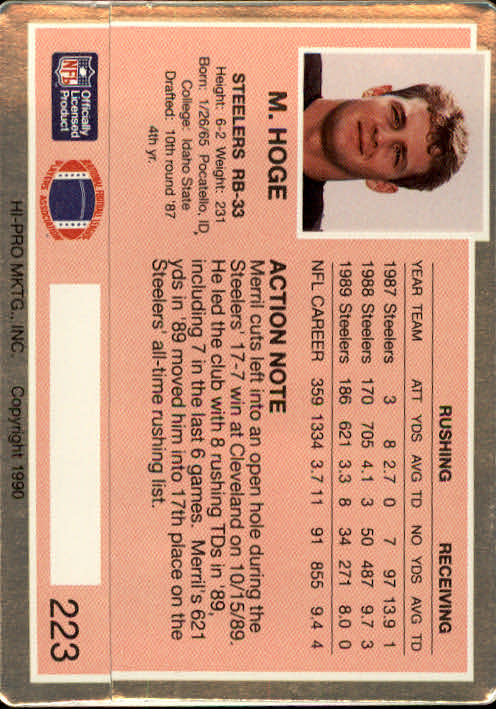 A0625- 1990 Action Packed FB #s 201-280 +Rookies -You Pick- 15+ FREE US SHIP - Picture 43 of 153