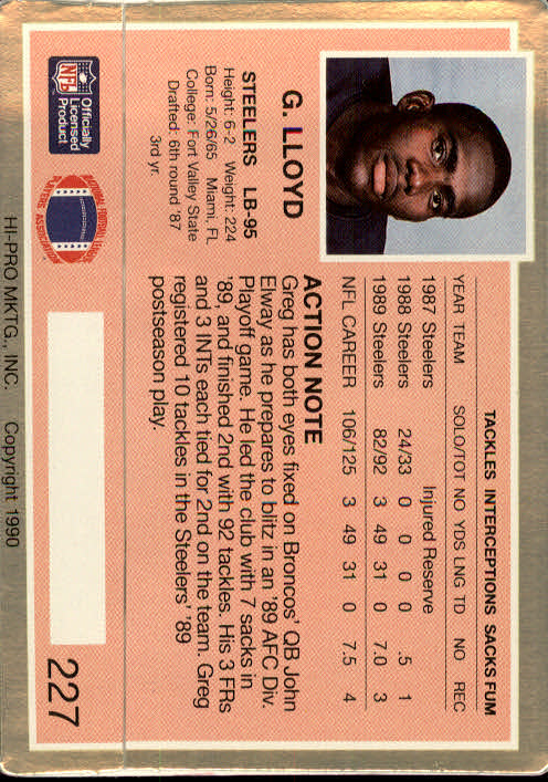 A0625- 1990 Action Packed FB #s 201-280 +Rookies -You Pick- 15+ FREE US SHIP - Picture 51 of 153