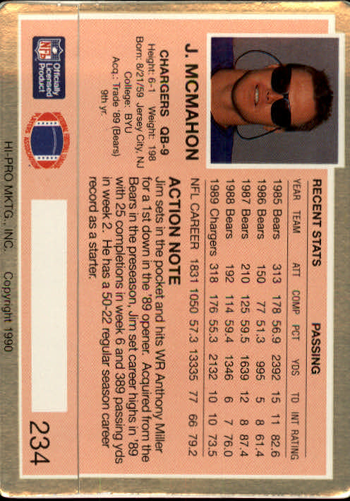 A0625- 1990 Action Packed FB #s 201-280 +Rookies -You Pick- 15+ FREE US SHIP - Picture 65 of 153