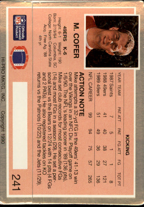 A0625- 1990 Action Packed FB #s 201-280 +Rookies -You Pick- 15+ FREE US SHIP - Picture 79 of 153