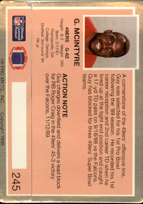 A0625- 1990 Action Packed FB #s 201-280 +Rookies -You Pick- 15+ FREE US SHIP - Picture 87 of 153