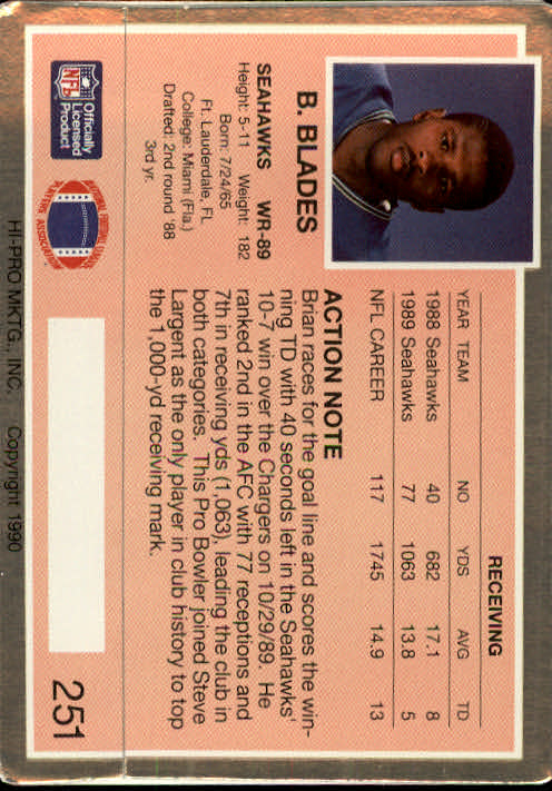 A0625- 1990 Action Packed FB #s 201-280 +Rookies -You Pick- 15+ FREE US SHIP - Picture 97 of 153