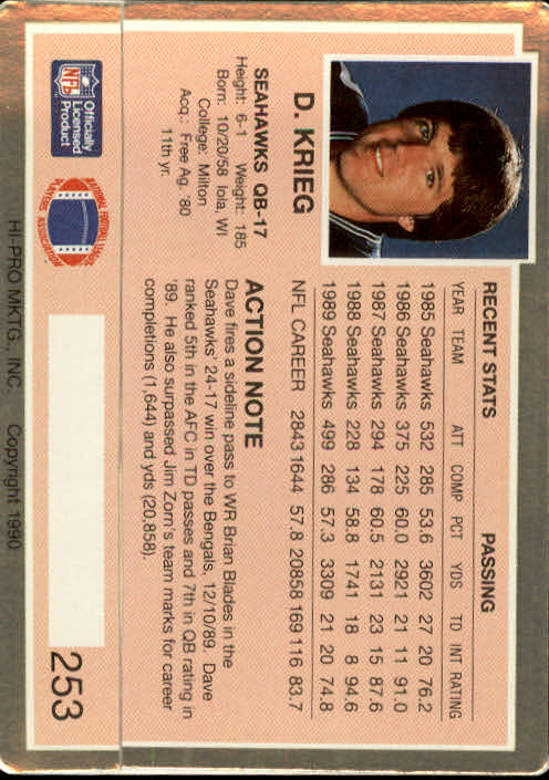 A0625- 1990 Action Packed FB #s 201-280 +Rookies -You Pick- 15+ FREE US SHIP - Picture 101 of 153