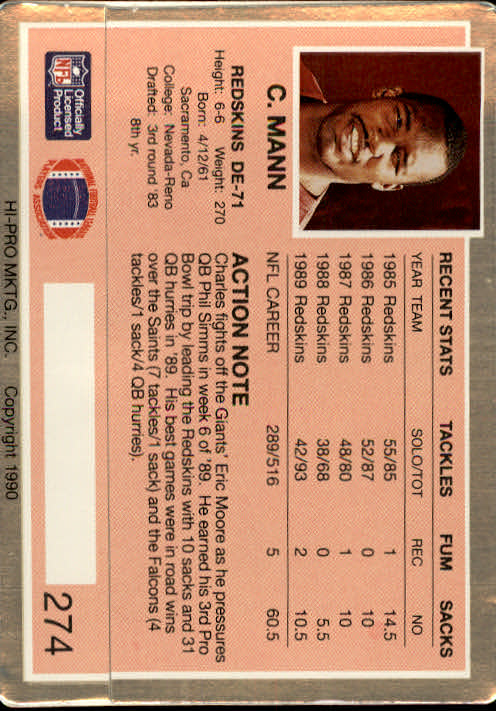 A0625- 1990 Action Packed FB #s 201-280 +Rookies -You Pick- 15+ FREE US SHIP - Picture 141 of 153