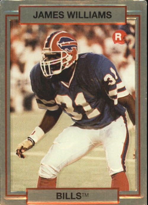 1990 Action Packed Rookie Update #3 James Williams DB RC