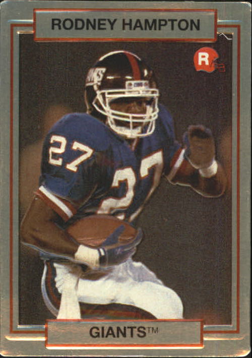 : 1990 UPDATE #U-11 RODNEY HAMPTON RC NY GIANTS FOOTBALL :  Collectibles & Fine Art