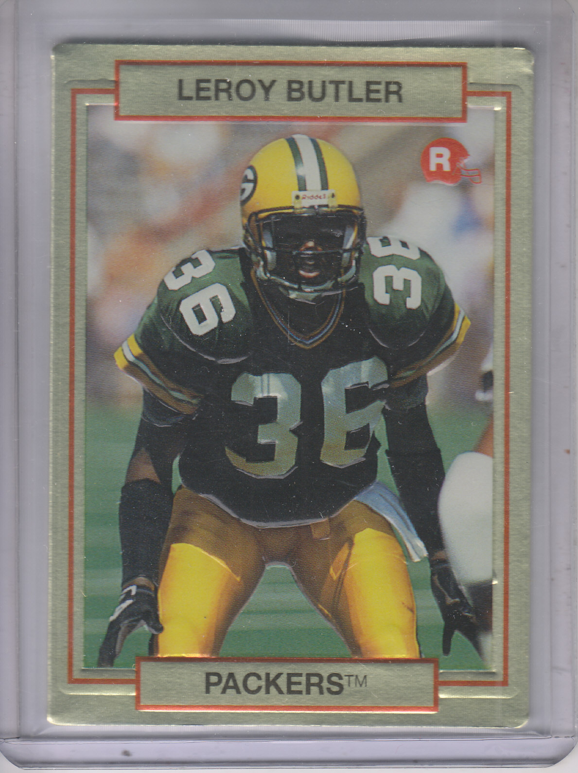 1990 Action Packed Rookie Update #10 LeRoy Butler RC