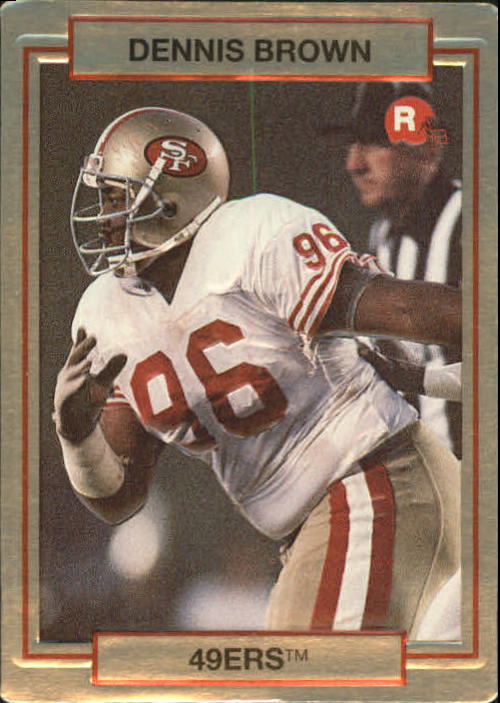 1990 Action Packed Rookie Update #21 Dennis Brown RC