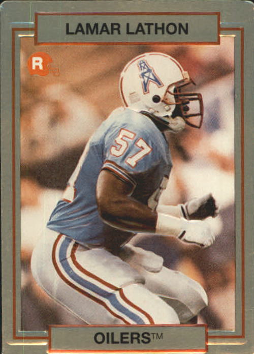 1990 Action Packed Rookie Update #32 Lamar Lathon RC