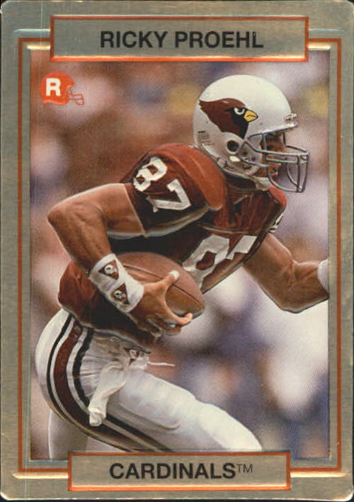 1990 Action Packed Rookie Update #52 Ricky Proehl RC