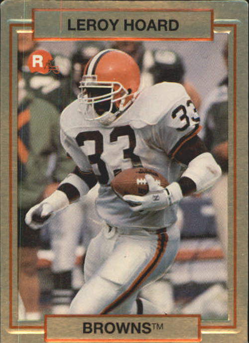 1990 Action Packed Rookie Update #57 Leroy Hoard RC