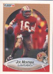 1982 Topps #488 Joe Montana San Francisco 49ers Wrong Back