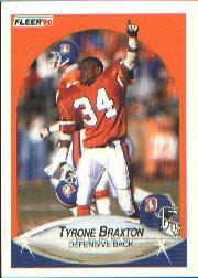 1990 Fleer #19 Tyrone Braxton