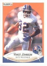 1990 Fleer #25 Vance Johnson