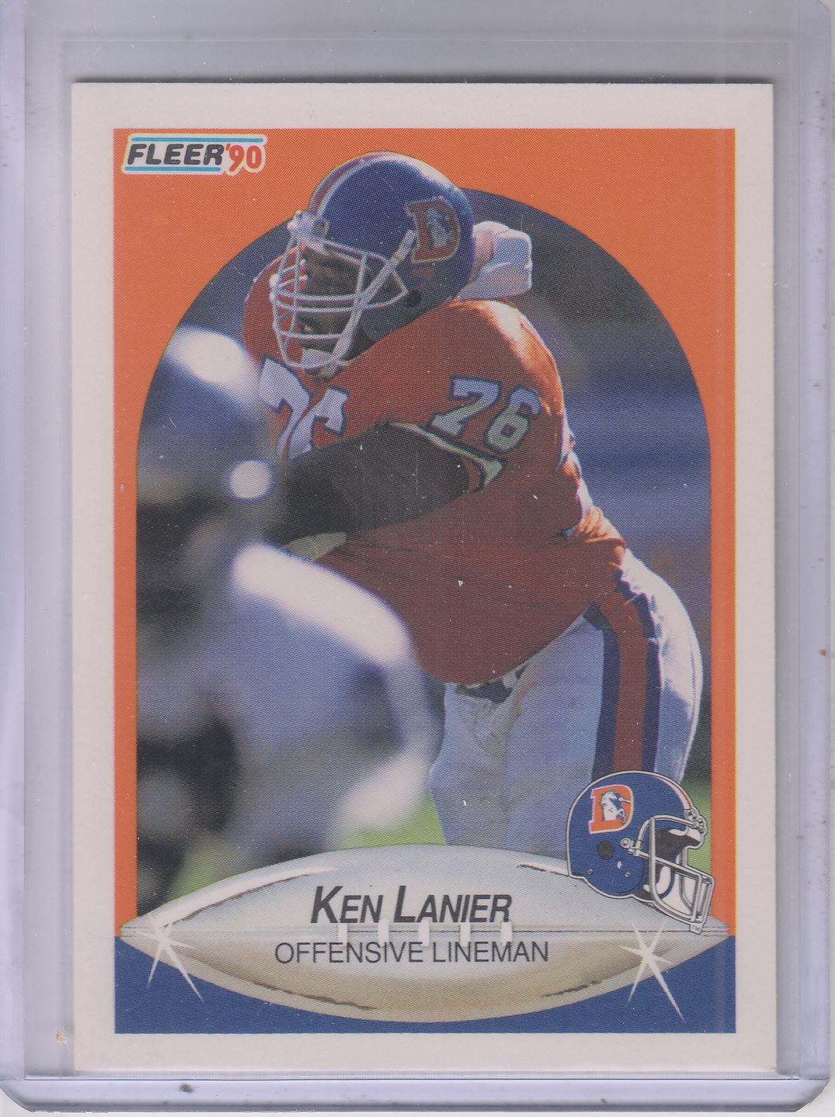 1990 Fleer #27 Ken Lanier RC
