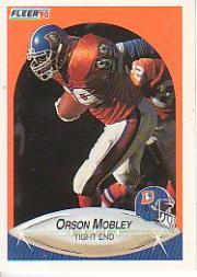 1990 Fleer #29 Orson Mobley RC