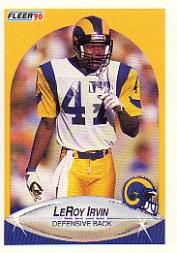 1990 Fleer #40 LeRoy Irvin