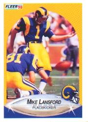 1990 Fleer #41 Mike Lansford