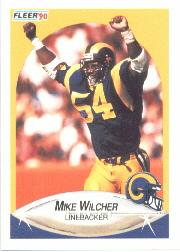 1990 Fleer #46 Mike Wilcher