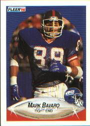 1990 Fleer #64 Mark Bavaro
