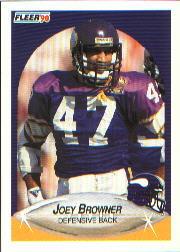 1990 Fleer #95 Joey Browner