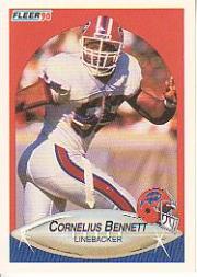 1990 Fleer #111 Cornelius Bennett