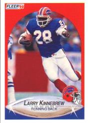 1990 Fleer #116 Larry Kinnebrew