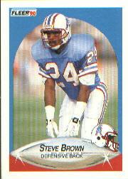 1990 Fleer #125 Steve Brown