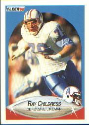 1990 Fleer #126 Ray Childress