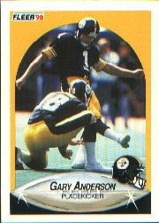 1990 Fleer #139 Gary Anderson K