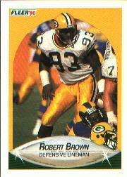 1990 Fleer #169 Robert Brown RC