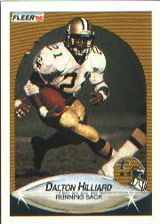 1990 Fleer #189 Dalton Hilliard