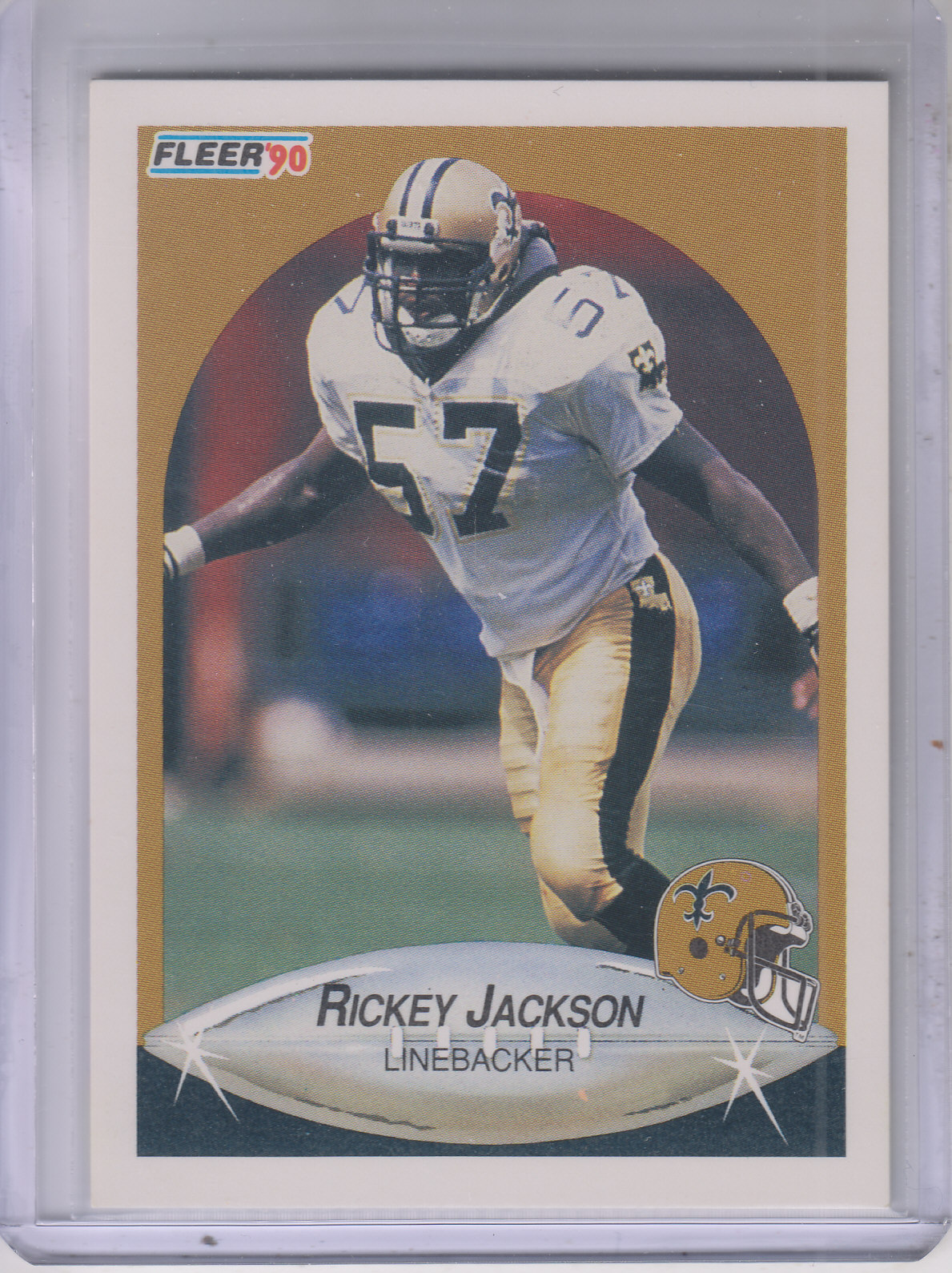 1990 Fleer #190 Rickey Jackson
