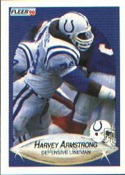 1990 Fleer #224 Harvey Armstrong RC