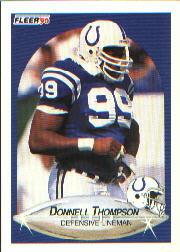 1990 Fleer #233 Donnell Thompson