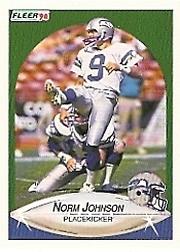 1990 Fleer #268 Norm Johnson